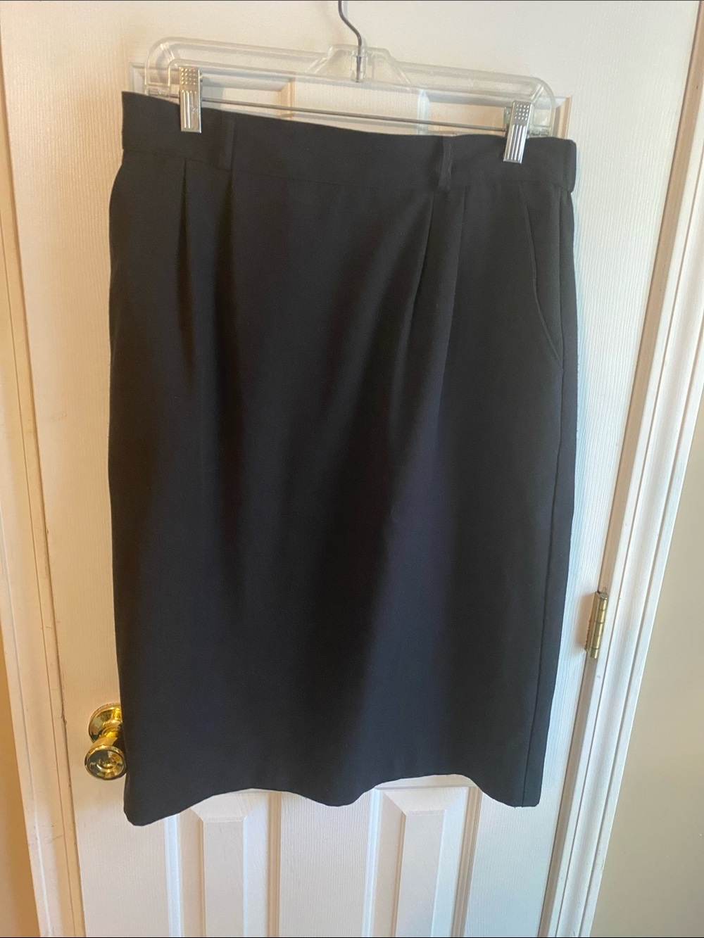 Counterparts Classic Black Women's Pencil Skirt Size 16 Work Events Wear